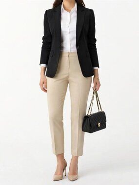 Ann Taylor NEW Ankle Pants Mid Rise Slim Fit Ankle Threasure sz 6P